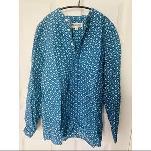 Madewell linen popover top